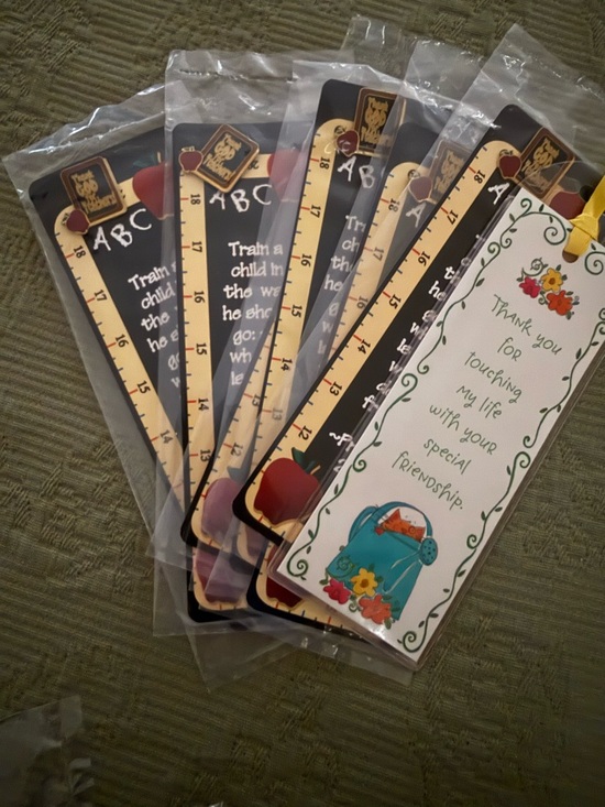 Other - Friendship Thank You Bookmarks - Blue and Black -